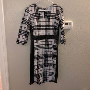 White and black dress new (never worn)